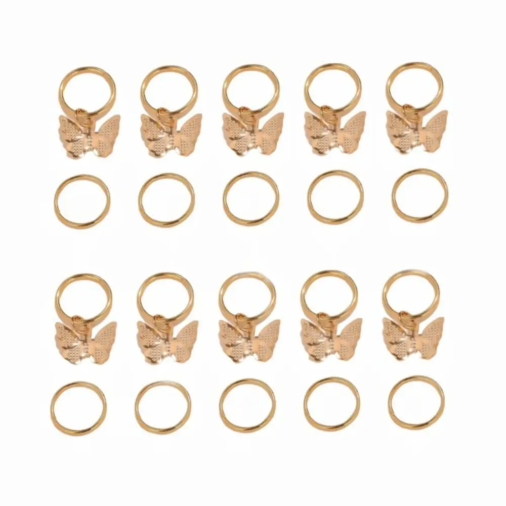 

Dirty Braid Hair Ring Accessory Dreadlock Alloy Pendant Hair Loop American Popular Braide Hair Tool