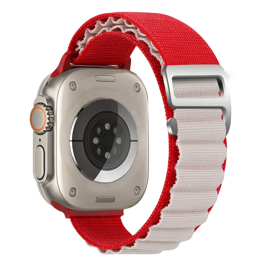 Apple Watch bandjes 45mm 46mm 49mm 42mm iWatch band 44mm 40mm Nylon Alpine armband Correa Serie 10 9 8 7 6 11 SE Ultra 2 3