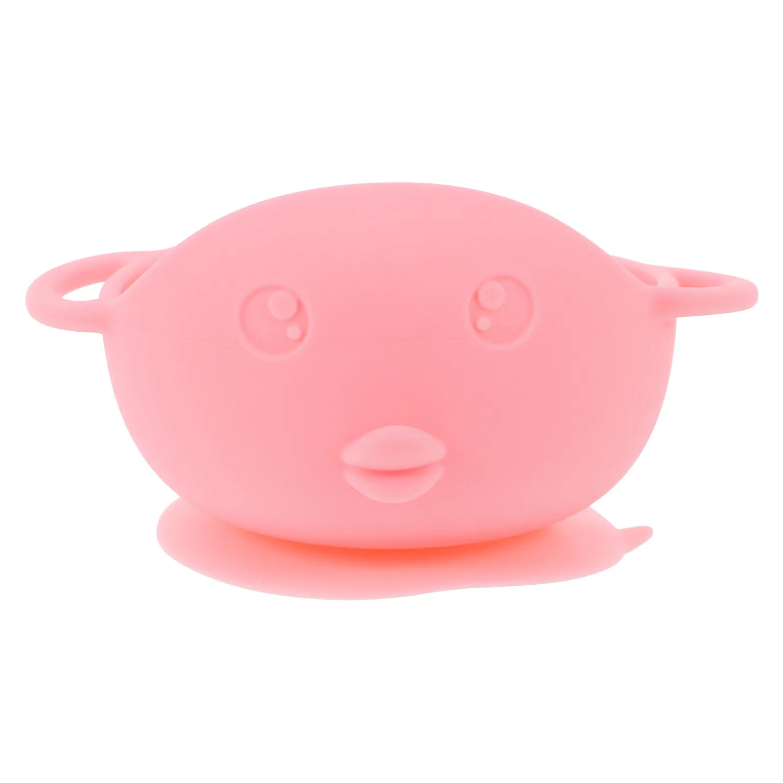 

1 шт. силиконовая тарелка-присоска в форме поросенка, нескользящая секционная миска для еды, контейнер для детского питания, мультяшная детская посуда, гибкая