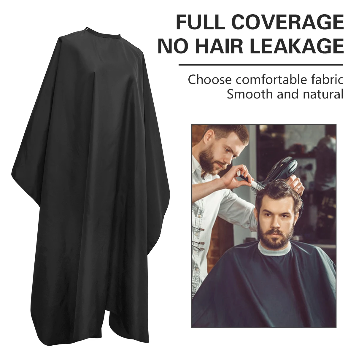 

Barber Haircut Cloth Home Hairdresser Apron Hair Cut Cape Salon Hairdress Gown Hairdressing Coat Barbershop Accessory