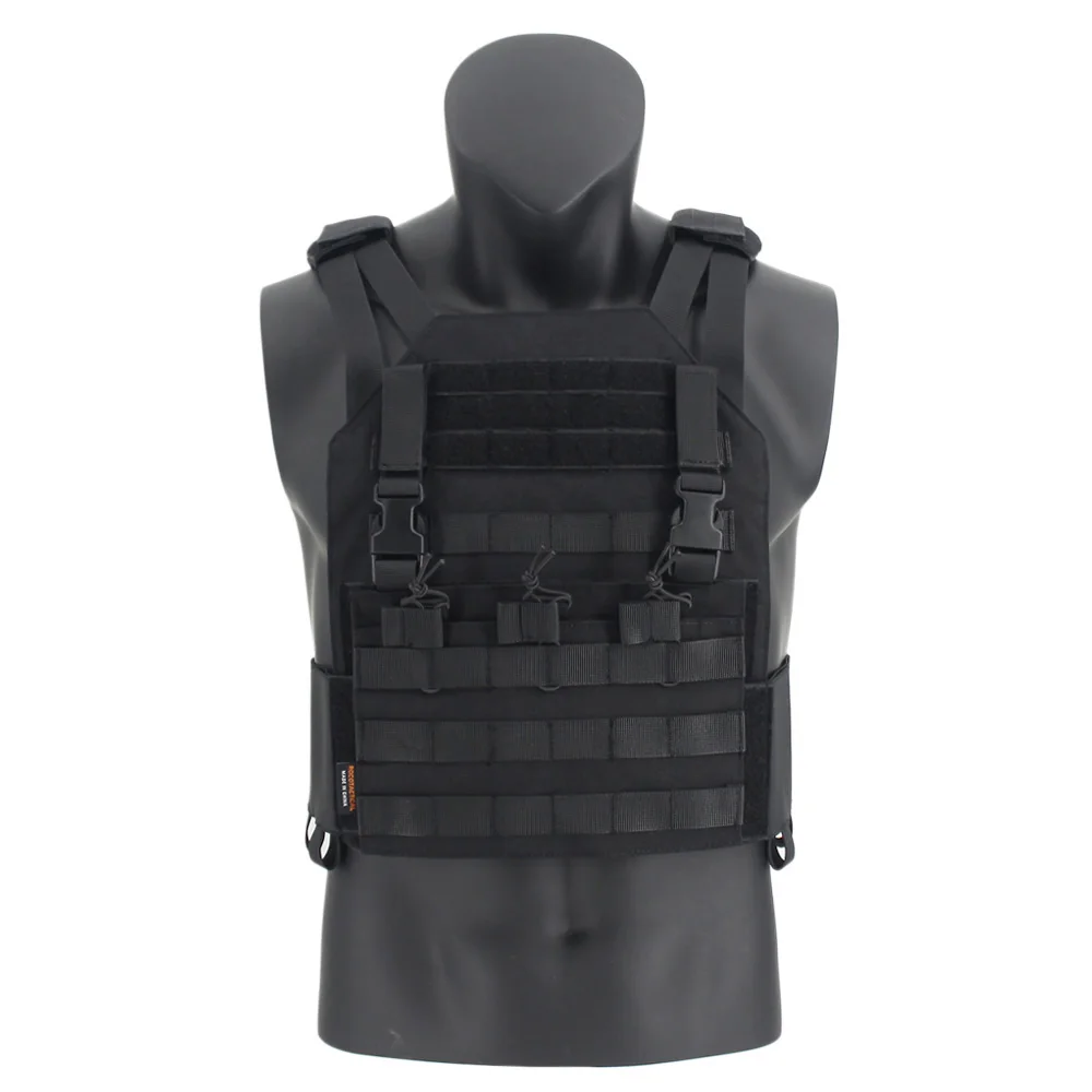 VULPO Tactical Vest Molle Modular Training Vest Hunting Airsoft Combat Vest JPC Quick Release Elastic Cummerbund Vest