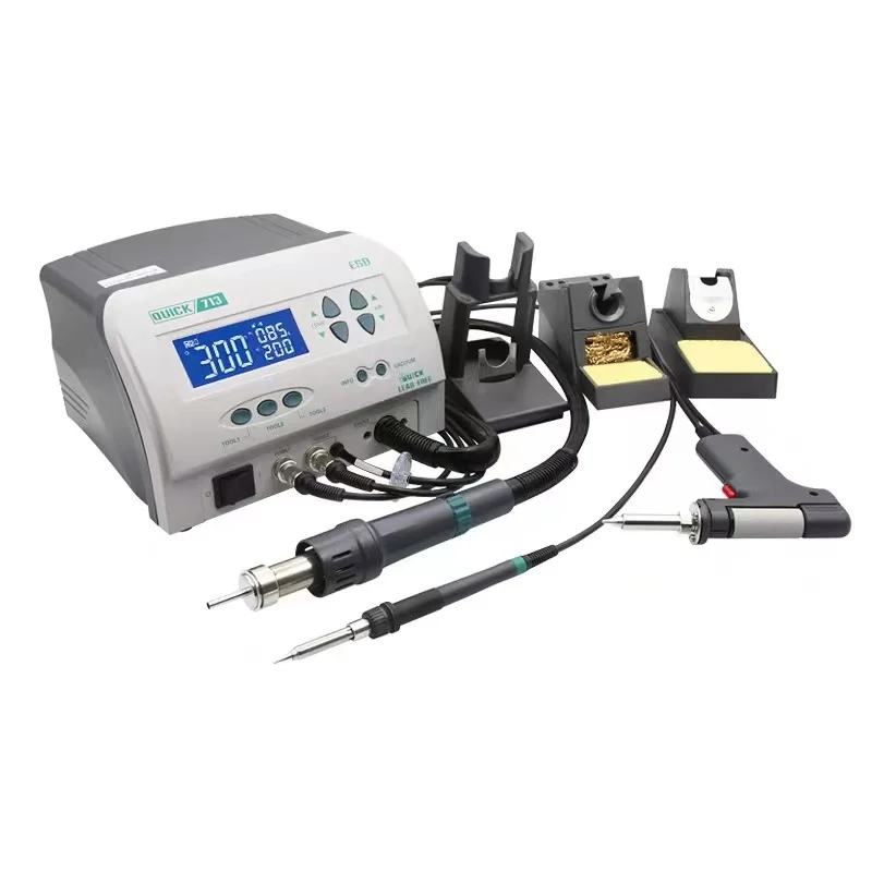 Quick Esd 713 Best Rework System 1000W High Power Hot Air QUICK Soldering Station