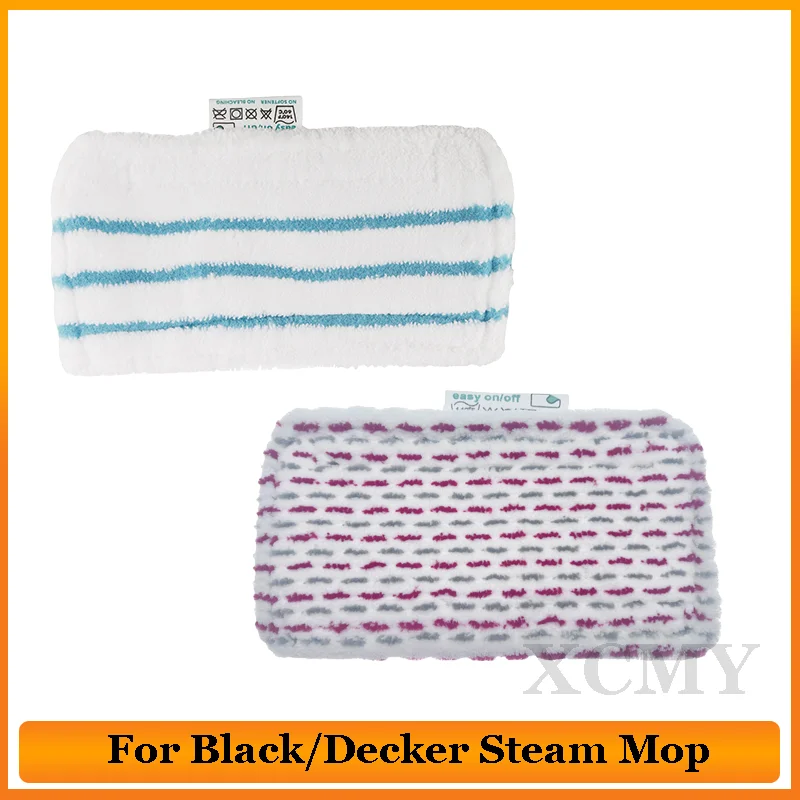 Cleaning Mop Cloths For Black & Decker Steam Mop FSM1610 FSM1630 Washable and Reusable Replacement Mopping Cloth Accessories