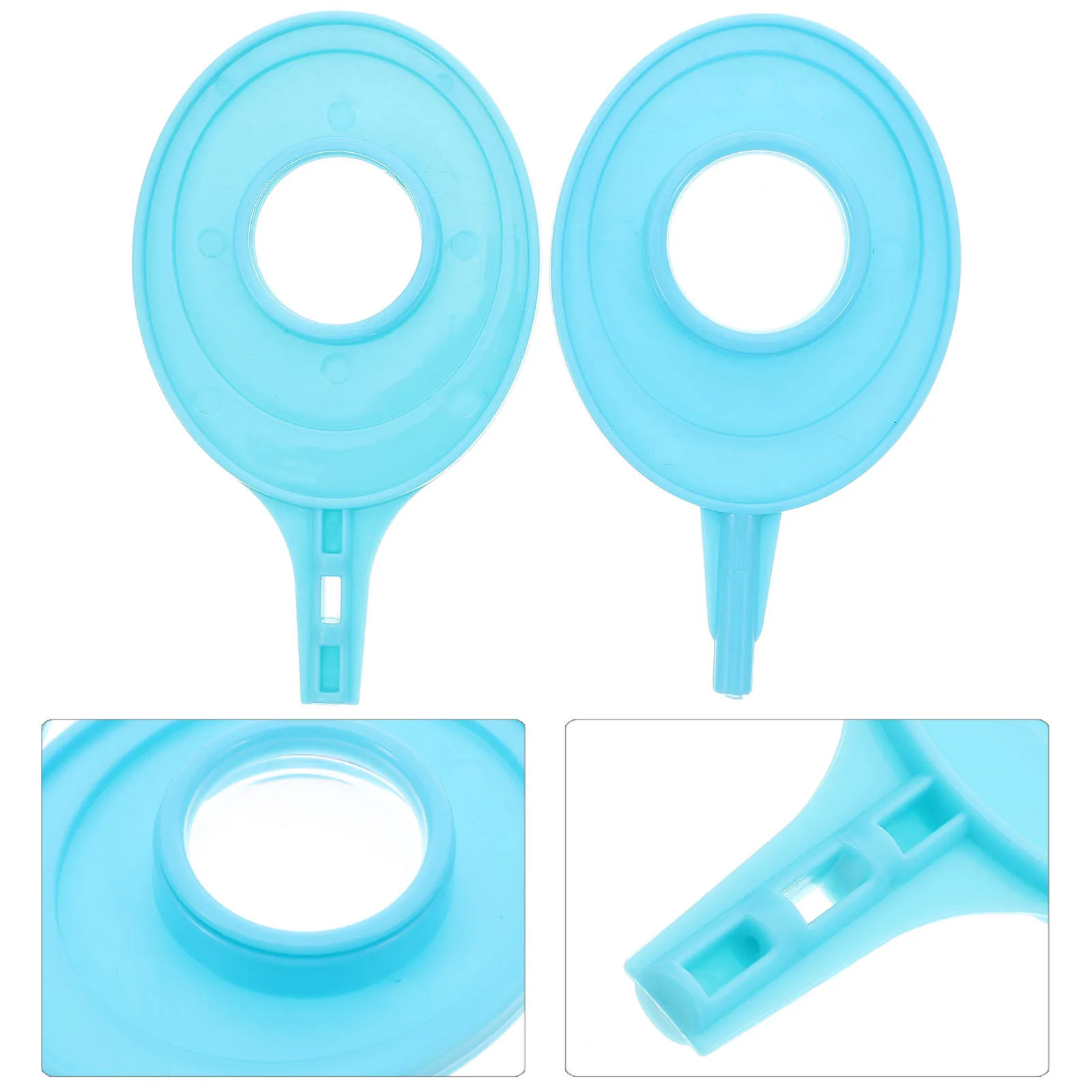 

2 Pcs Convex Lens Set Optical Concave for Scientific Experiment Teaching Science Glass