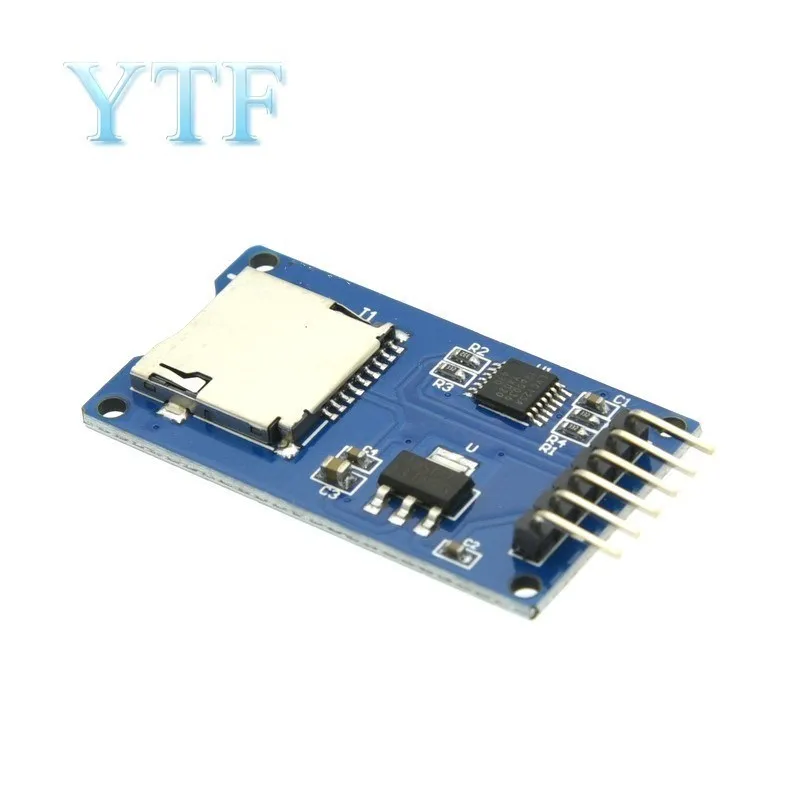 Micro SD card module TF card reader/writer SPI interface with level conversion chip for Arduino ARM AVR