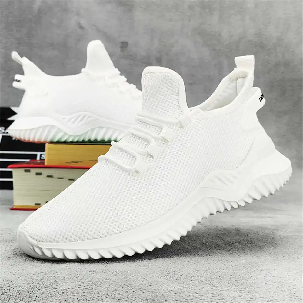 Lace Up Size 42 Men's Demi-season Boots Casual Sneakers White For Men Color Shoes Sport College Bascket Special Use