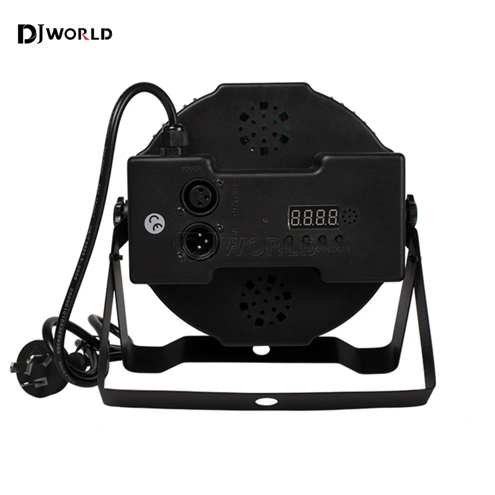 LED Flat Par Light 7x12W/7X18W RGBW/RGBWA UV Professional Effect Stage Lighting DMX controller Dj Disco Party Theater Light