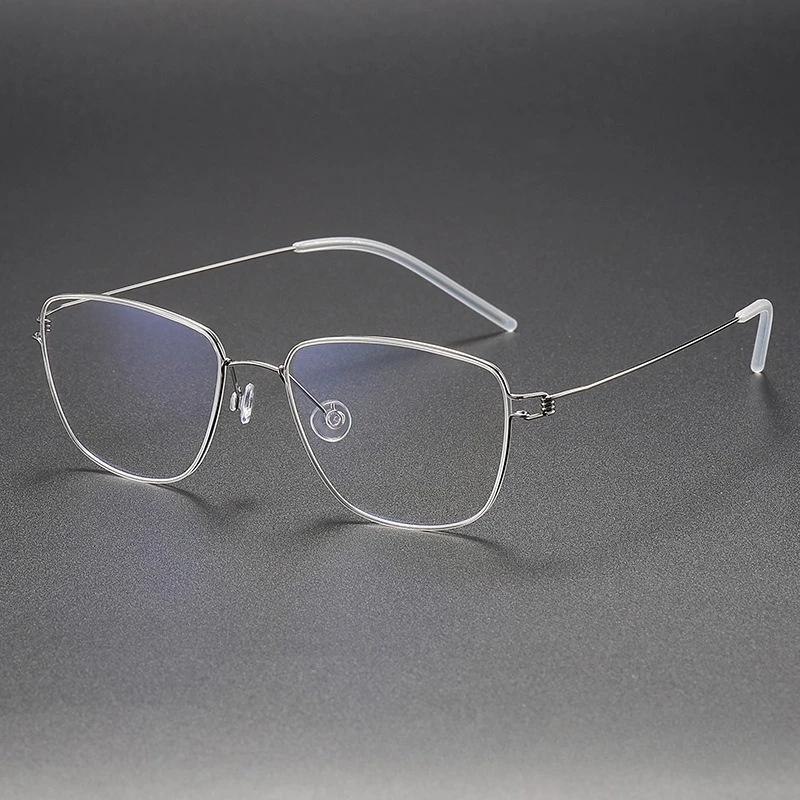 

Denmark Screwless Alloy Frames Glasses for Men Reading GUSTAV Retro Myopia Blue Blocking Ultra-light Women Eyewear Spectacle