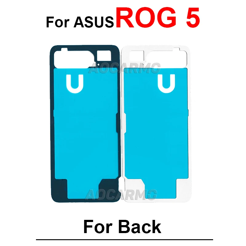 For ASUS ROG Phone 5 5S 6 7 Pro 2 3 ZS673KS Back Cover Adhesive Rog5 ROG3 ZS660KL Rear Sticker Glue Tape