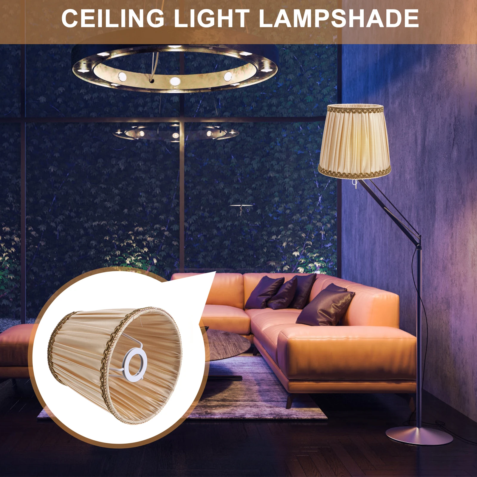 

Ретро абажур золотого европейского стиля холст защита для настольной лампы пылезащитный чехол плиссированный кружевной дизайн подарок на новоселье прикроватная тумбочка кулон