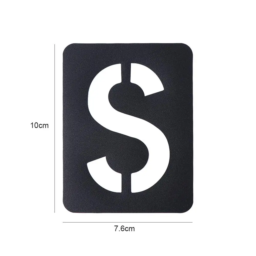 

Craft Stamping Embossing Copying Stencils Hollowed Letter Stencils Kit Letter Number Symbols Templates Spray Painting Template