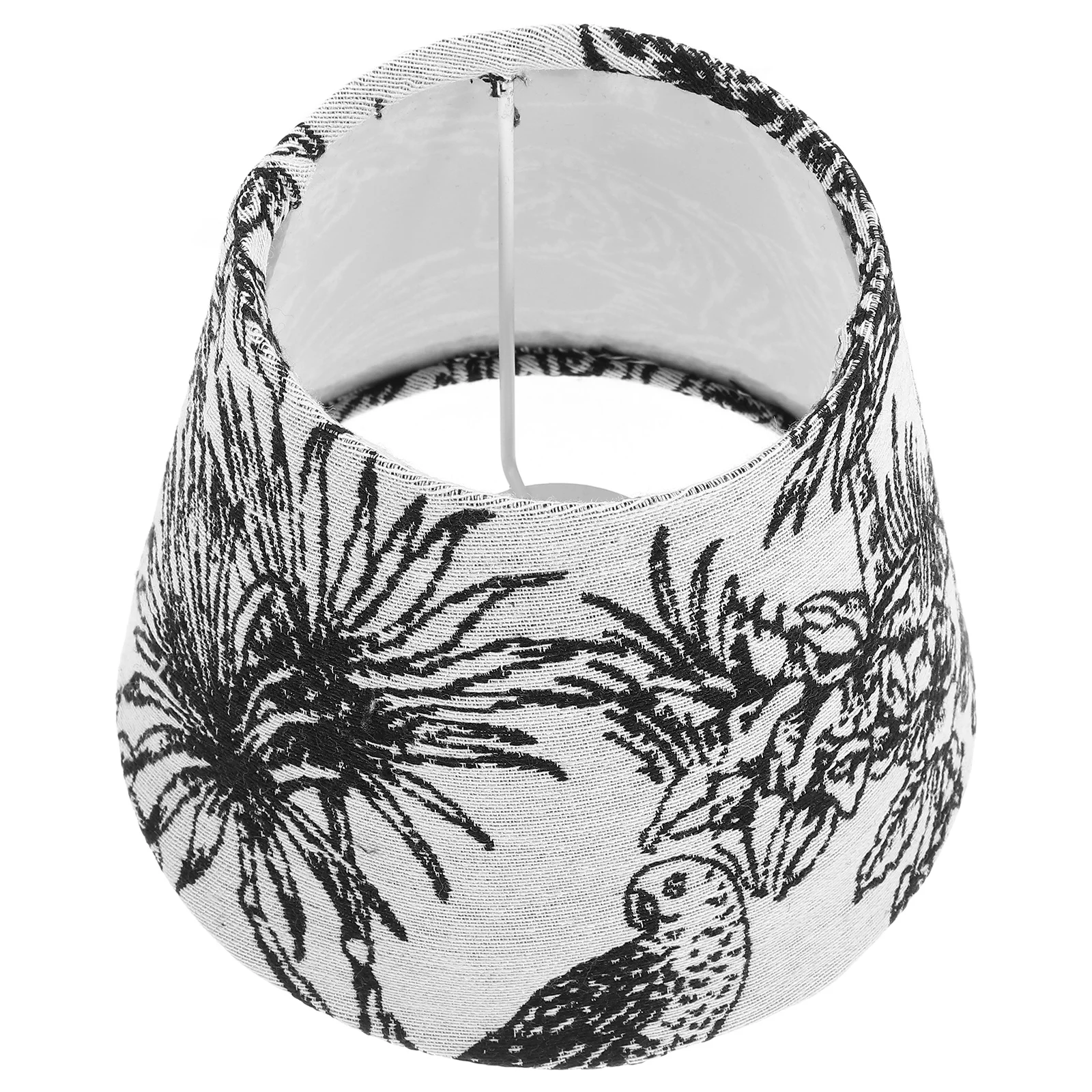 

7Inch Cloth Lamp Shade Barrel Embroidered Replacement For Floor Ceiling Pendant Table Lamps Fabric