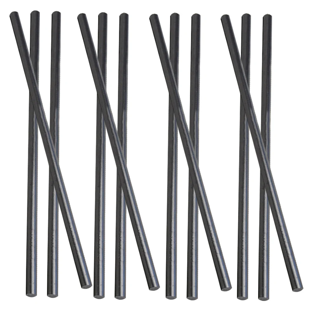 100 قطعة لاصق قوي يسيح بالحرارة عصي صمغ لتقوم بها بنفسك أدوات حرفية لصياغة إصلاح المنزل والديكور عصا لصق سوداء #6