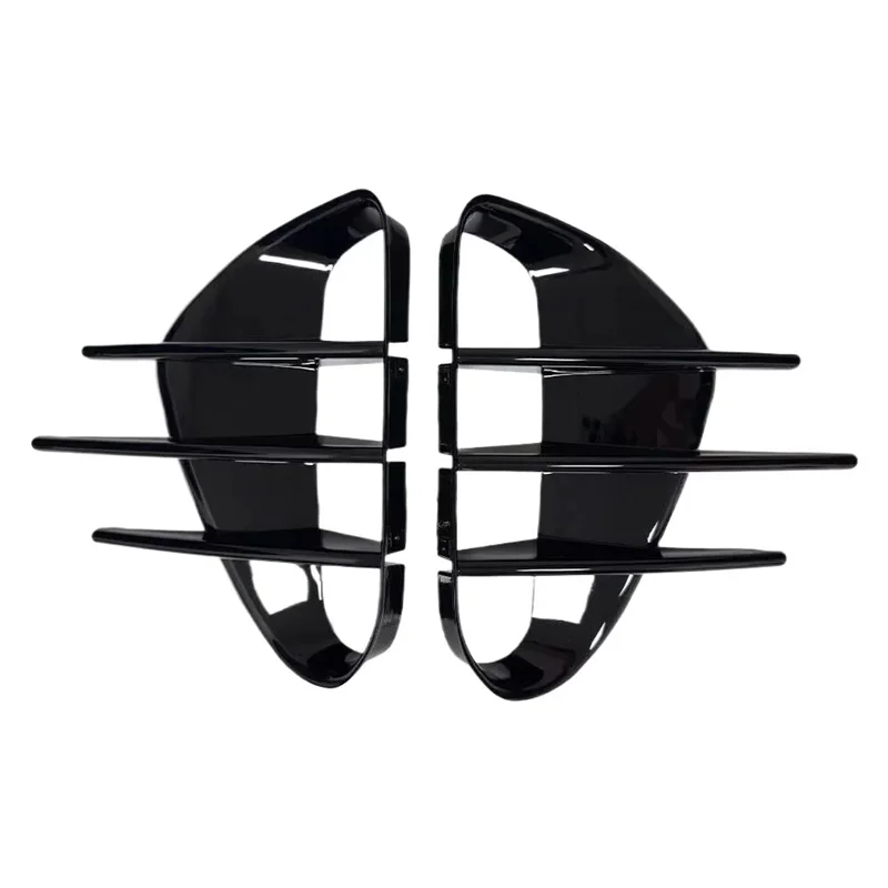 新しいフロントバンパーサイドベントスポイラーカナードカバーステッカーカーボンファイバー起亜スティンガー 2018-2023 GT GT-Line