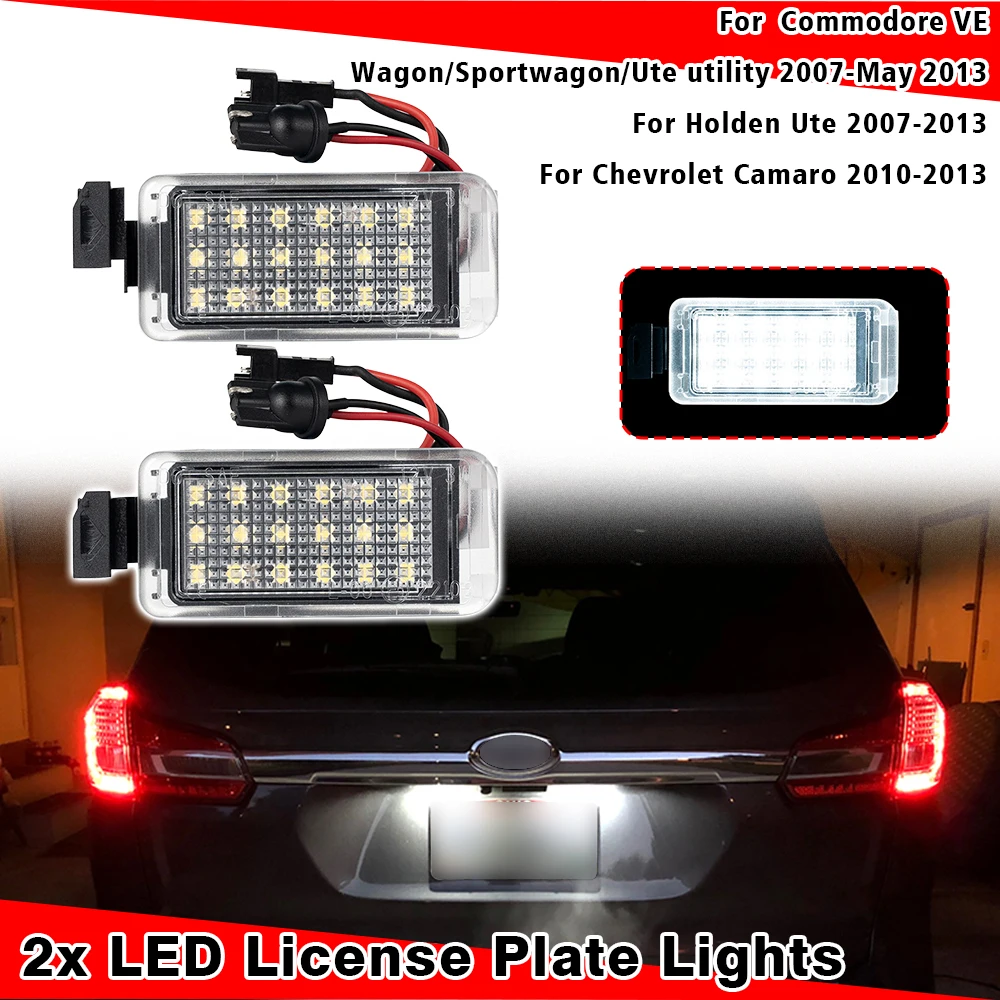 

2pcs Car Rear License Number Plate Light SMD LED Lamp For Holden Commodore VE Wagon/Sportwagon/Ute utility 2007-May 2013