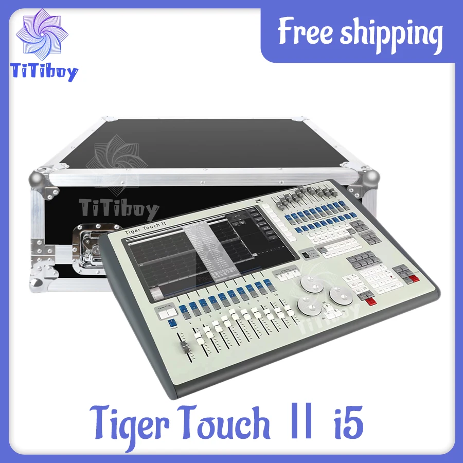 

Fly Case Intel Core i5/ i7 CPU Tiger Touch 2 Dmx Controller 8 DMX Output Ports Lighting Console For Stage Light For Stage Light