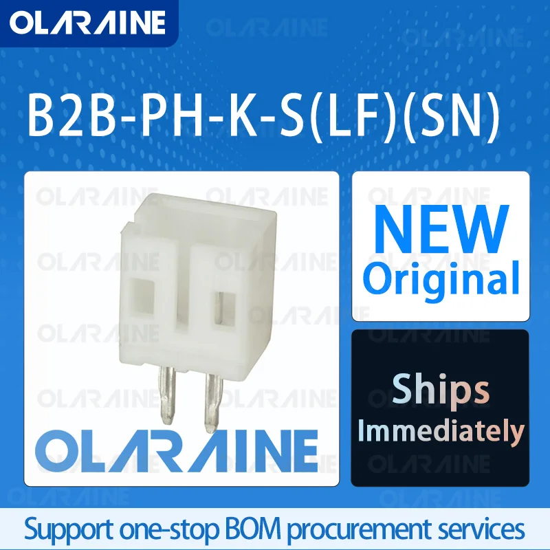 

50/200/500Pcs B2B-PH-K-S(LF)(SN) 100% brand new and original IC chip Connector headers and wire housings 2 Position