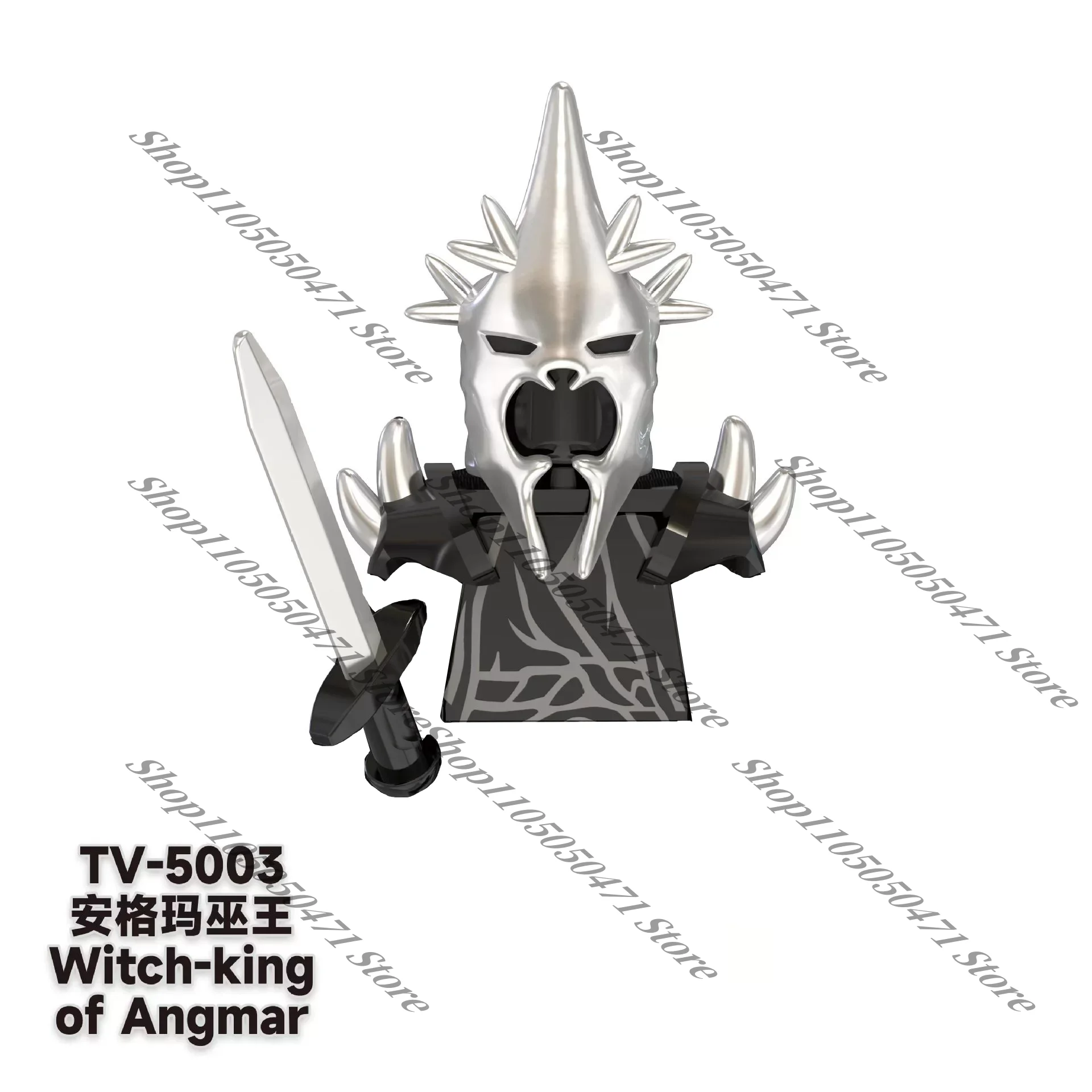 3D-Modellbausteine für Kinder, Herr der Ringe, Wächter der Zwerge, Uruk-Hai, Blockspielzeug, Puppen, Weihnachtsgeschenke