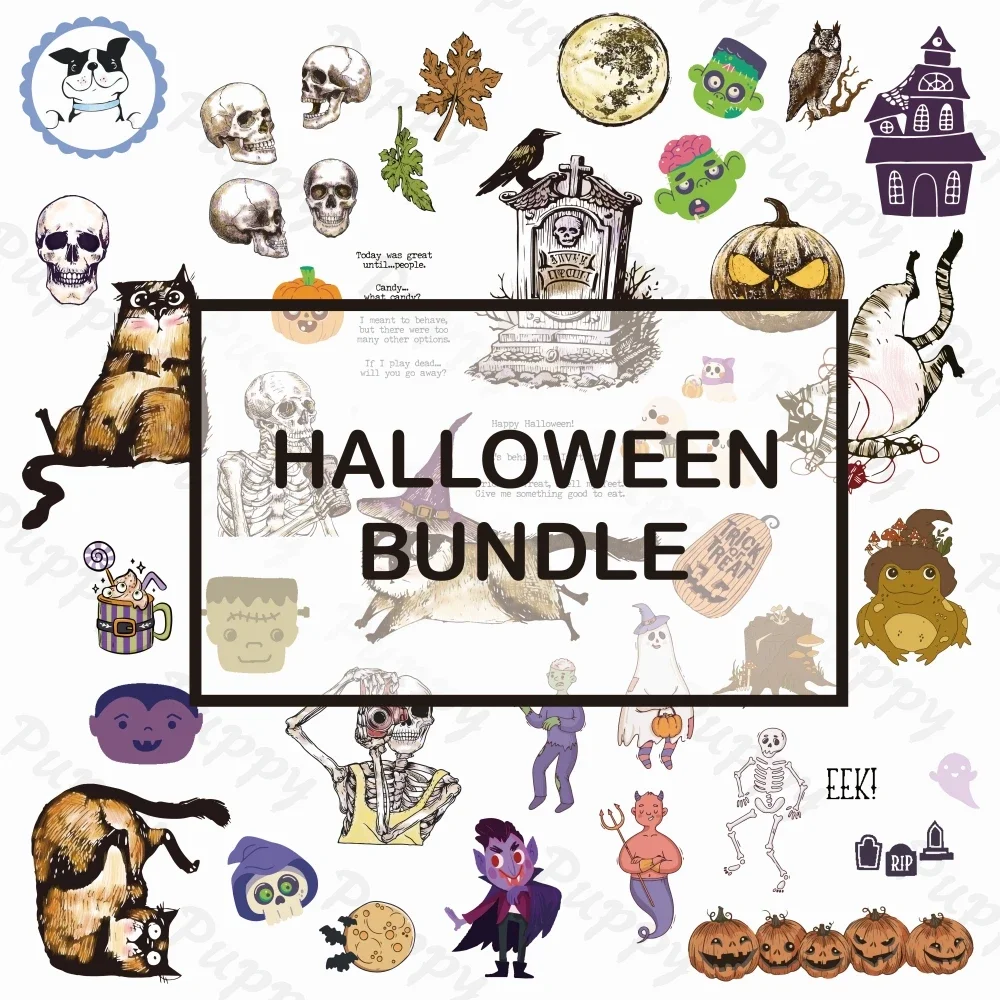 

PUPPY STAMP Хэллоуин Коллекция призраков Новые металлические штампы для украшения скрапбукинга Diy Бумага Подарочная карта Альбом Тиснение Ремесло