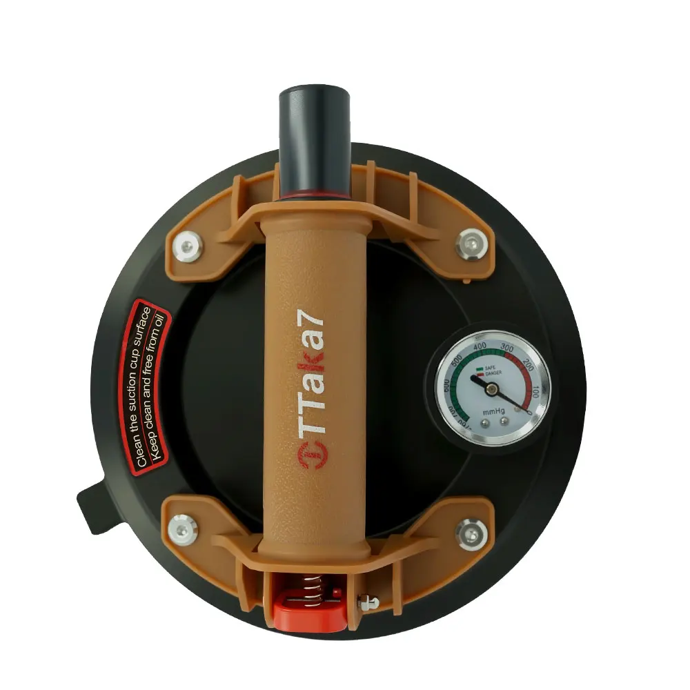 كوب شفاط المكنسة الكهربائية 250 كجم قدرة حمل 8 بوصة كوب شفاط المكنسة الكهربائية رافع الثقيلة لرفع بلاط الجرانيت الزجاجي اليدوي