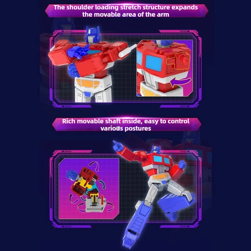 مجموعة شخصيات الحركة AULDEY Transformers، وصلات متحركة Optimus Prime، صندوق أعمى أو شخصية معينة، لعبة مجسمة قابلة للجمع