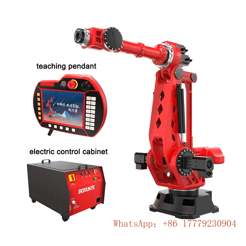 BORUNTE روبوت أوتوماتيكي بالكامل بستة محاور 500 كجم من البليت مع محرك ومحرك لنظام البليت في الصندوق