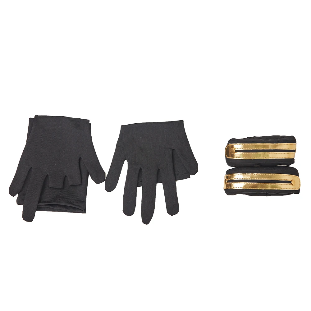Jogo lol arcane caitlyn cosplay luvas anéis de mão acessórios traje feminino roleplay roupas adereços luvas pulseiras dia das bruxas