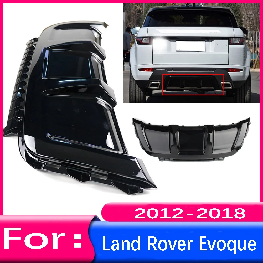 

Car Gloss Black Rear Bumper Cover Trim Plate Board For Land Rover Range Rover Evoque 2010 2011 2012 2013 2014 2015 2016-2018