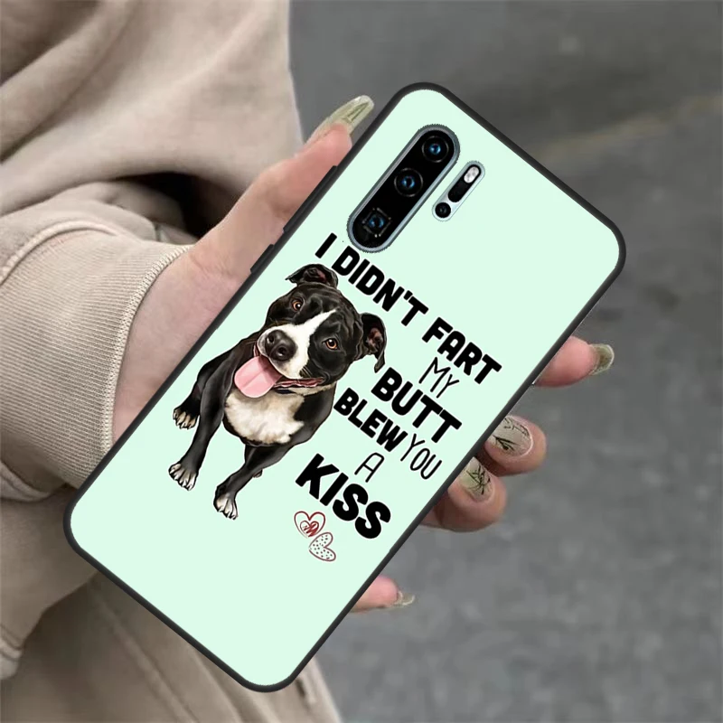 Pit Bull Lovely Pet Dog Pitbull For Huawei Nova 11i 8i 7i 3i Nova 9 10 SE 5T Y60 Y70 Y90 Y91 Y61 P20 P30 P40 Lite Pro Case - view 3