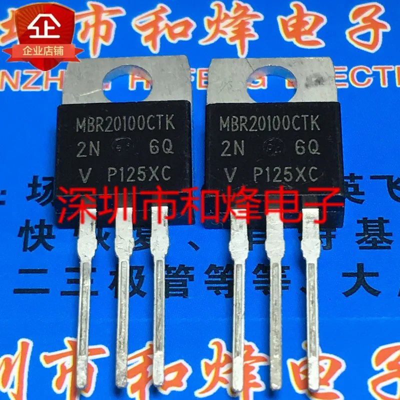 5PCS-10PCS MBR20100CTK  TO-220   New And Original On Stock