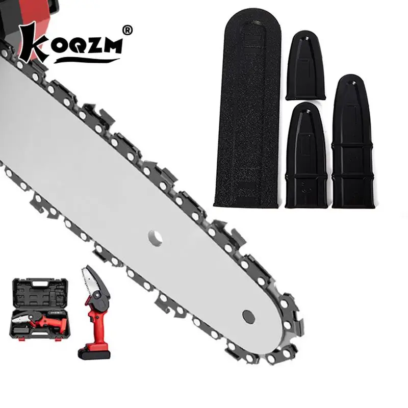 4/6/8/10inch Chainsaw Bar Protect Cover Pruning Saw Guide Plate Cover Scabbard Protector Electric Chain Saw Chainsaw Accessories