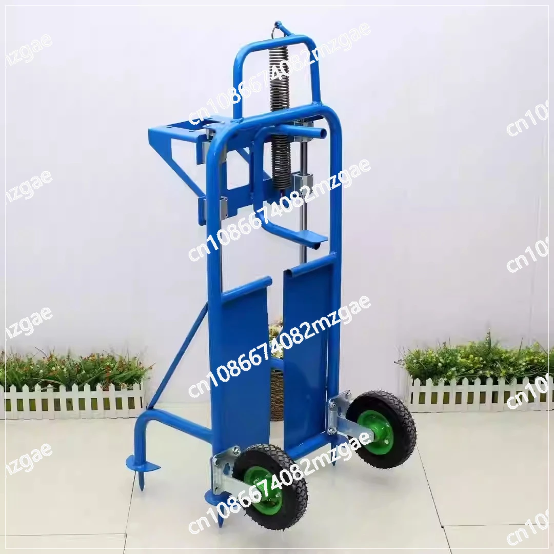 

Ручная передвижная сельскохозяйственная установка для бурения отверстий в почве с ручным приводом для небольших сельскохозяйственных машин