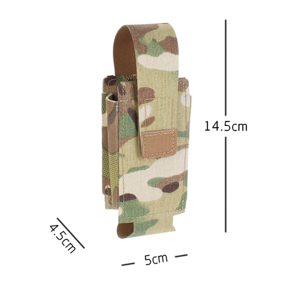 Gilet da esterno Molle Flash Bang Pouch Bag Multi funzione Flip Sundries Bag Camo