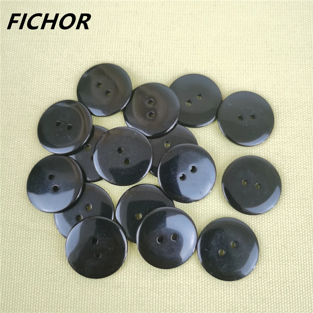 10/20pcs 22.5mm 2 Holes Buttons Sewing accessories Size Complete for clothing Decorative Plastic Buttons Handmade DIY