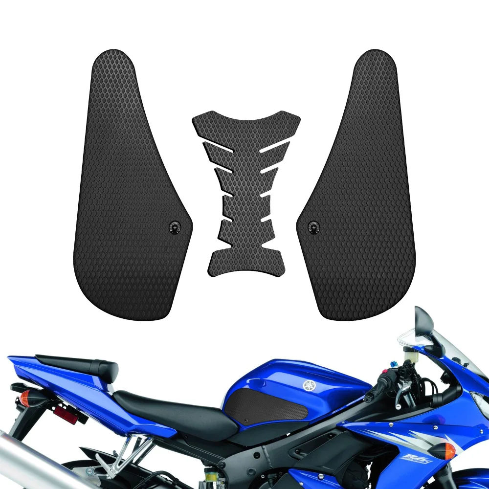 Motorcycle Tank Traction Pad Anti Slip Sticker Gas Knee Grip Protector For Yamaha YZF R6 2003 2004 2005 YZF-R6