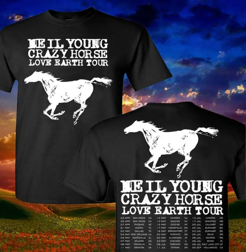 

Neil Young Shirt Music T Shirt World Tour 2024 Tour