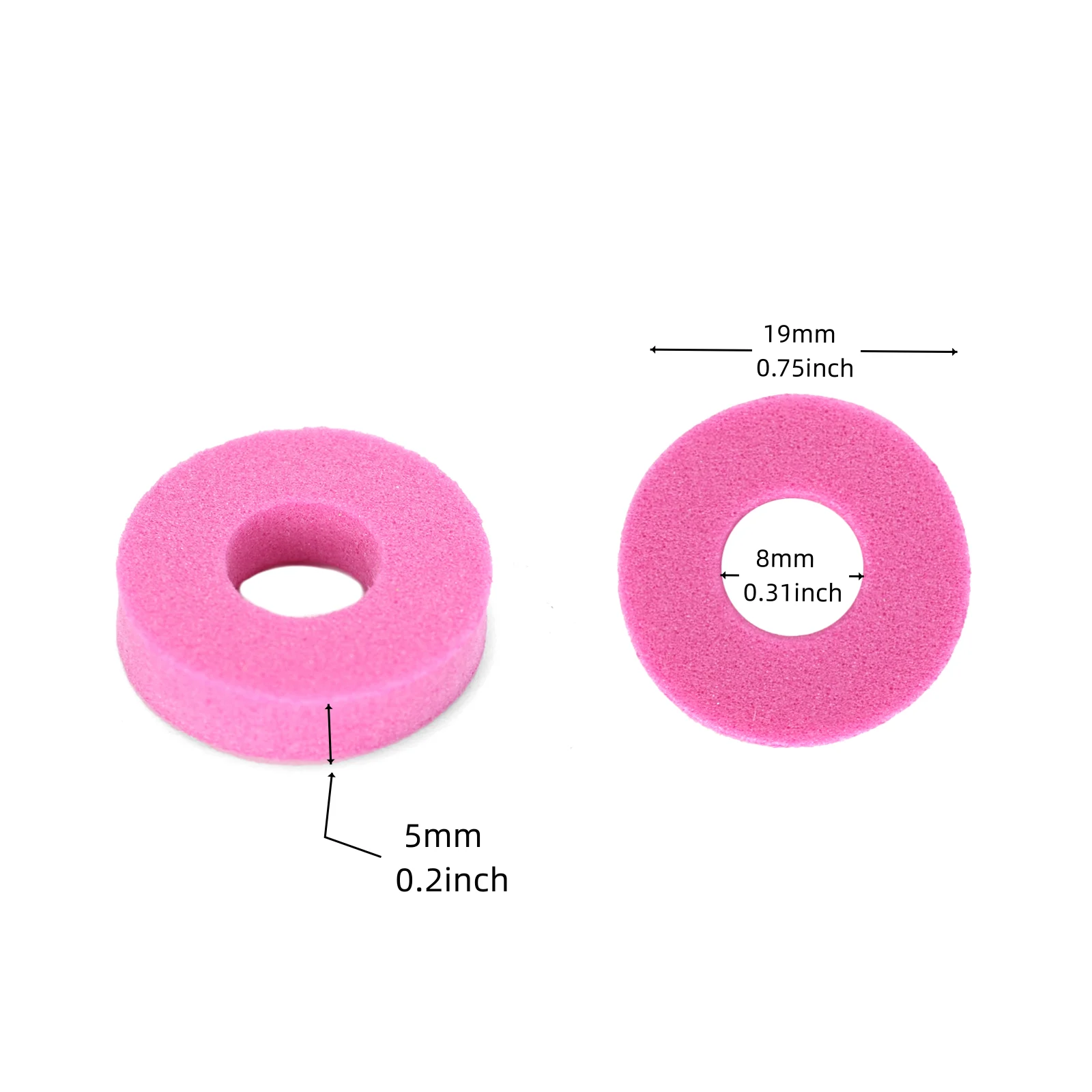 48 Pcs Aim Assist Target Motion Control Sponge Rings,Compatible with PS4/PS5,Xbox Series X/S,Switch Pro Controller 8 Different