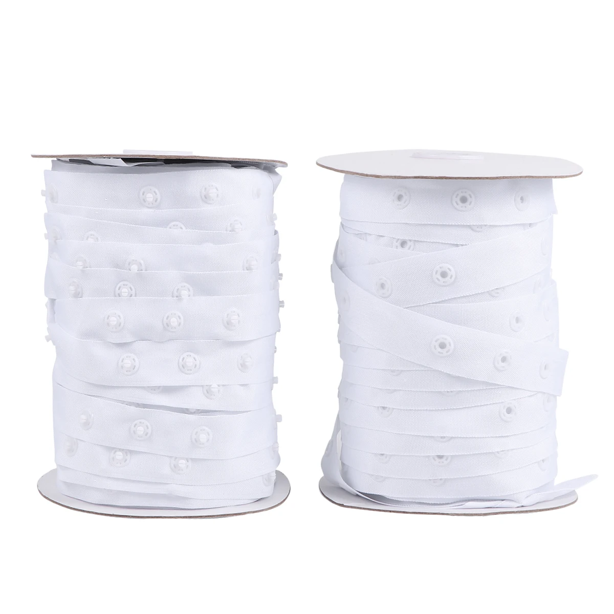 

Snap Fastener 2 Rolls Mother Child Buckle Sewing Tape Quilt Cover Snaper Curtain Press Button Clothing Accessories Durable Long