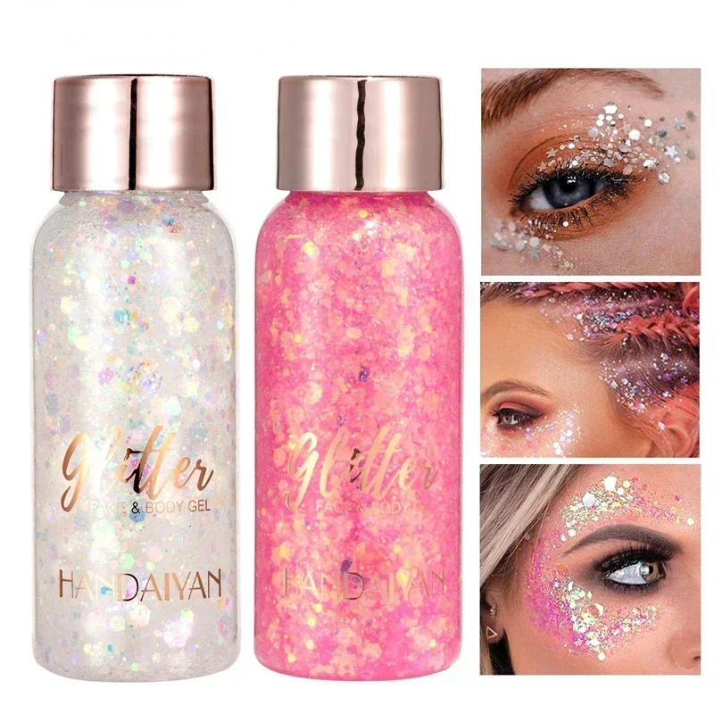 Eye Glitters Nail Hair Body Face Stickers Gel Art Loose Sequins Cream Diamond Jewels Rhinestones Makeup Party Festival Eyeshadow