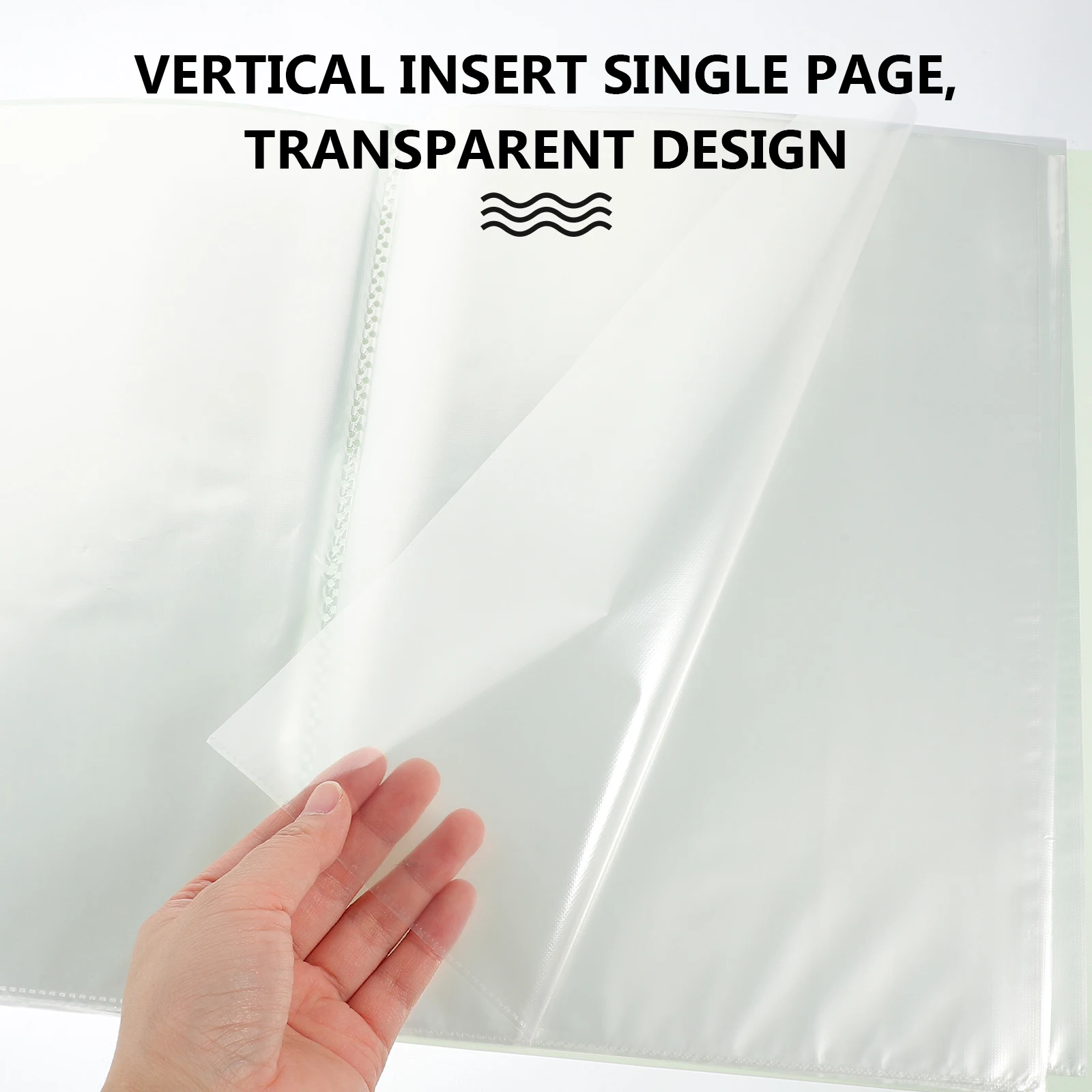 

Display Folder File Organizer Practical Multi-Use Document Storage Folder for Office School Home Presentation Binder Organizer