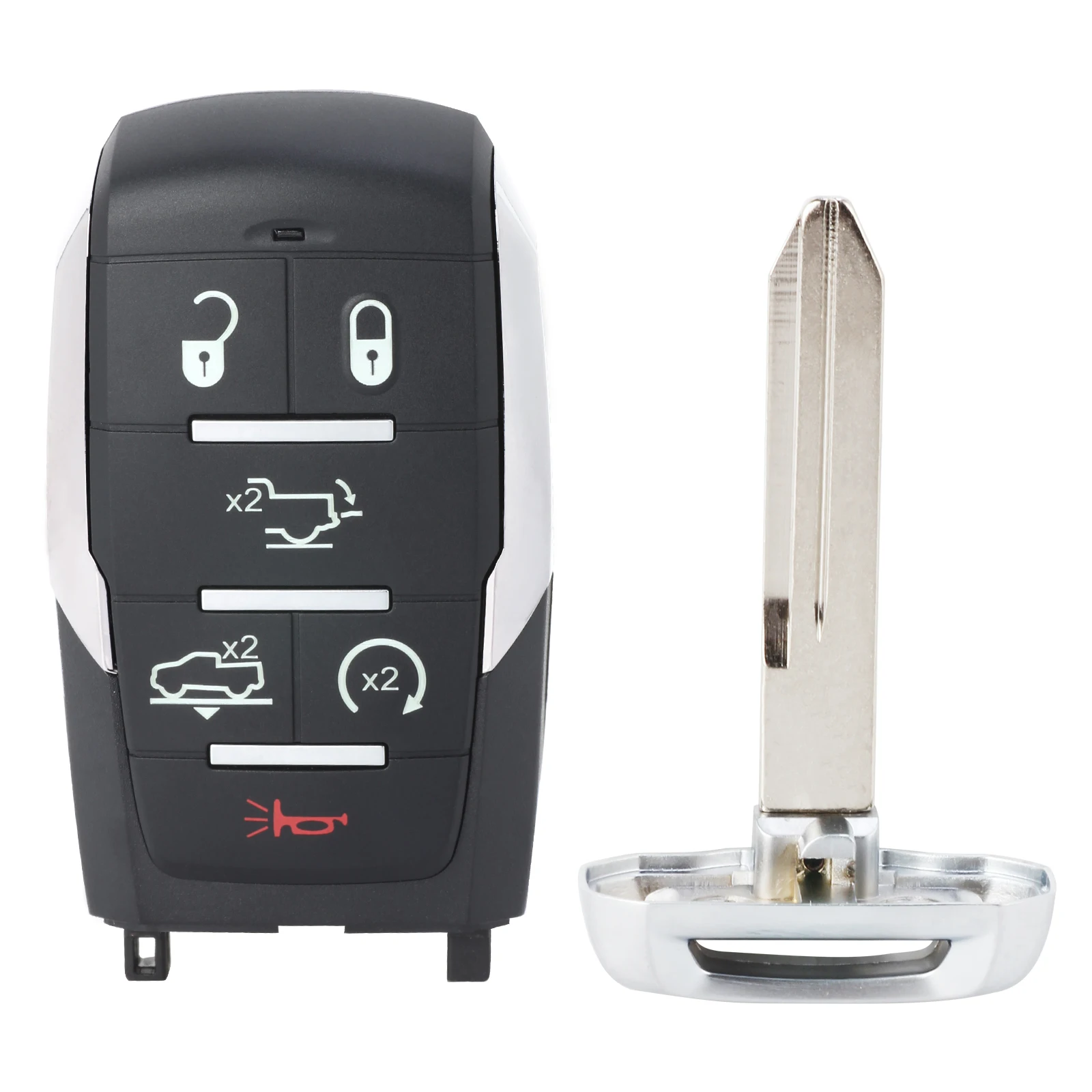 KEYECU OHT-4882056 433MHz Smart Remote Key Fob for Dodge Ram 1500 Pickup 2019 2020 2021 2022 2023 2024 68312808 68442912 view 3