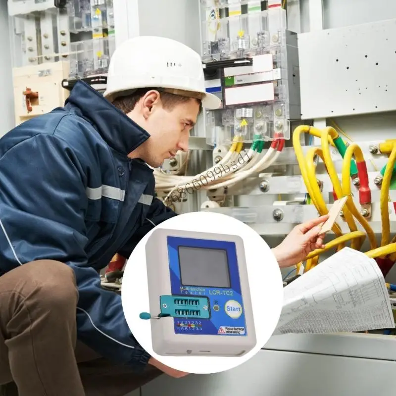 11ua портативной компонент -тестер, подходящий для транзисторных диодных конденсаторов.