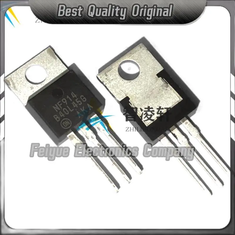 10PCS-30PCS   MBR40L45CTG B40L45G TO-220 45V 20A  Best Quality Imported Original