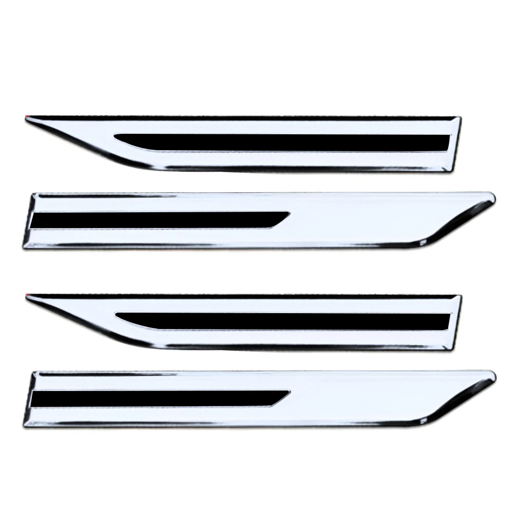 Car SUV Body Front Door Side Fender Trim Dagger Emblem Sticker Cover Accessories Badge Strip Stripe Decal Decoration New