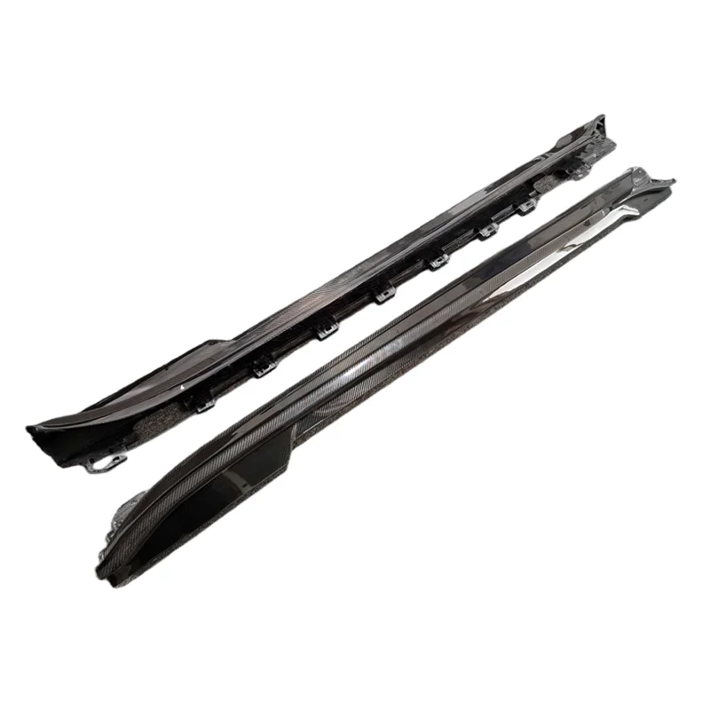 

Dry Carbon Fiber M Style Side Skirt Side Spoiler for Porsches Taycan Body Kit
