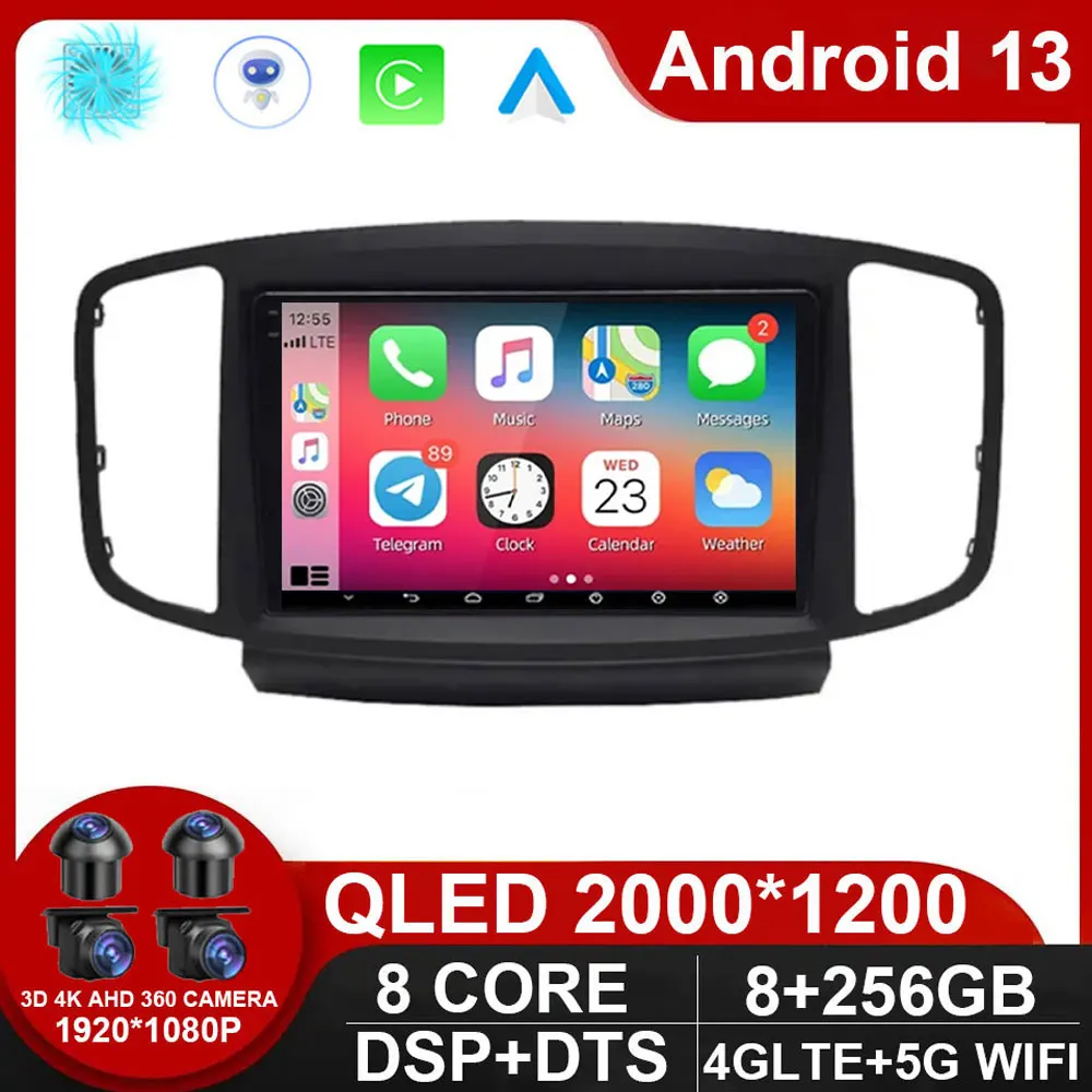 For Foton Tunland E7 Savanna 2019 - 2021 Android 13 Multimedia Navigation GPS Video Autoradio Player Car Stereo Carplay NO 2din