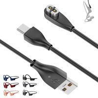 Magnetic USB Type-C Charging Cable PVC Overload Protection Bone Conduction Headphone Charger for After Shokz AS800 AS803 S810