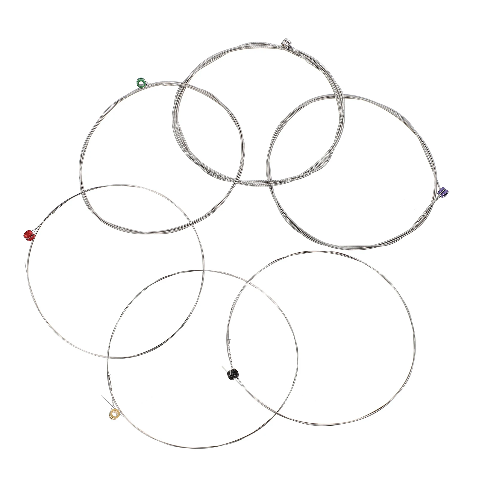 

2 Sets Nickel-plated Guitar Strings Parts Musical Instrument Accessories Suite Blue