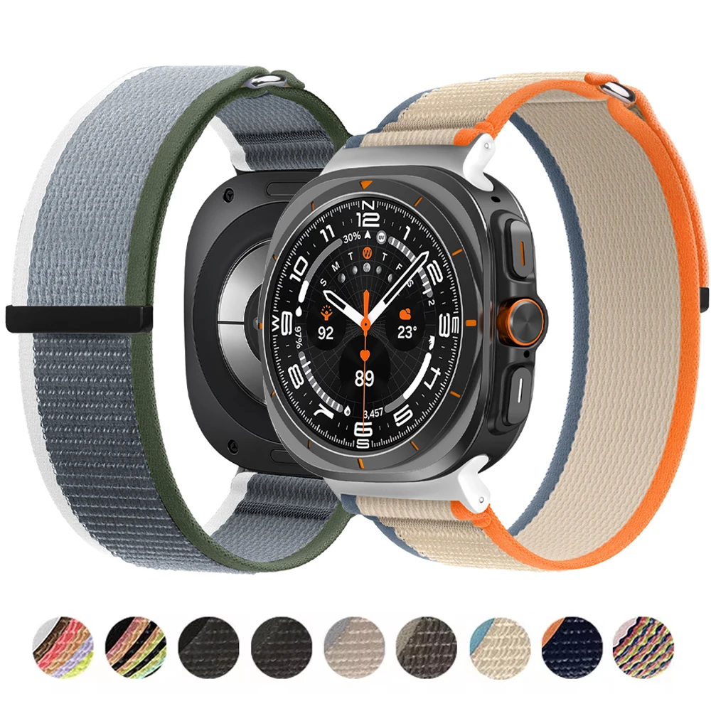 Trail Loop para Samsung Galaxy Watch, Ultra Band, Pulseira, Pulseira, Esporte, Nylon, Correa, Galaxy Watch 7, Strap Accessories, 47mm