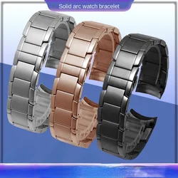 Solid Stainless Steel Watch Strap for Armani Ar2432 2458 2453 2452 2457 2454 2460 Arc Mouth Watch Band22mm